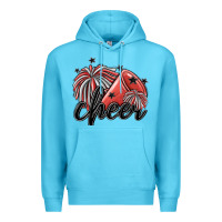 Ocean Blue cheer Premium Hoodie - MaliasSmallBusiness
