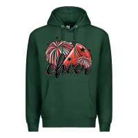 Sports Green cheer Premium Hoodie - MaliasSmallBusiness