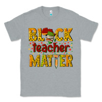 Heather Grey black teacher matter Classic Tee - texasbilliewilder