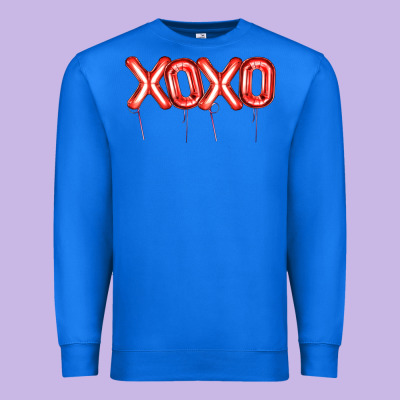 Valentine's Day Xoxo Balloon Premium Sweatshirt Designed By Artiststas