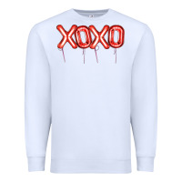 White Valentine's Day Xoxo Balloon Premium Sweatshirt - Artiststas