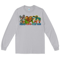 Moon Dust peace love free bird Long Sleeve Tee - Zillion Design Studio