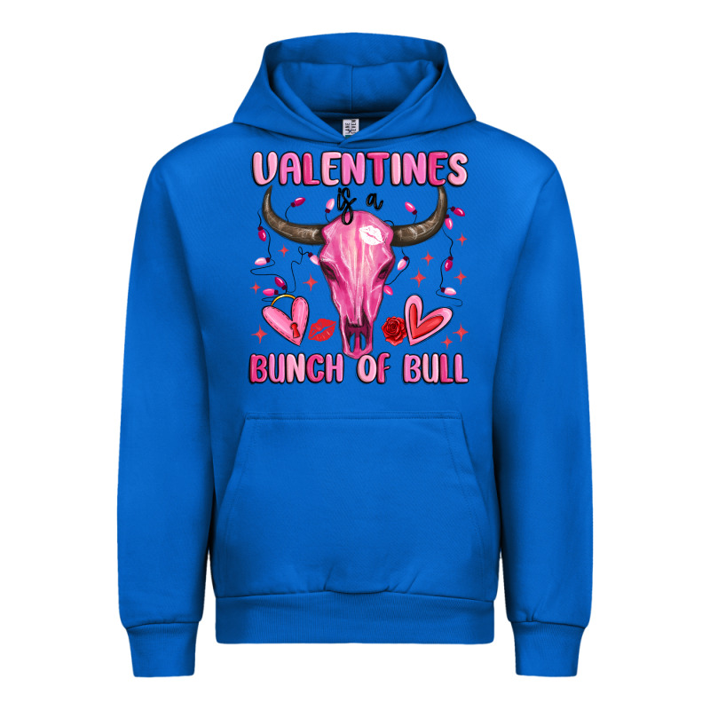 Valentines Is A Bunch Of Bull Urban Hoodie by MaliasSmallBusiness | Teevron