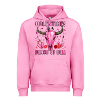 Fuchsia Pink valentines is a bunch of bull Urban Hoodie - MaliasSmallBusiness