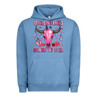 Pigment Pebble Blue valentines is a bunch of bull Urban Hoodie - MaliasSmallBusiness
