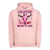 Pigment Salmon valentines is a bunch of bull Urban Hoodie - MaliasSmallBusiness