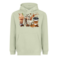 Matcha black every month melanin coffee cups Heavyweight Hoodie - JahusDesignShop