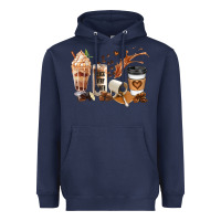 Navy black every month melanin coffee cups Heavyweight Hoodie - JahusDesignShop
