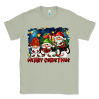 Matcha merry christmas gnomies wagon Classic Tee - FaDigitalArtStudio