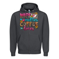Smoke wife mother coffee lover Zipper Hoodie - Zillion Design Studio