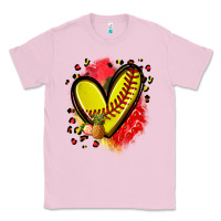 Bubblegum Pink fruits and softball heart Classic Tee - Zillion Design Studio