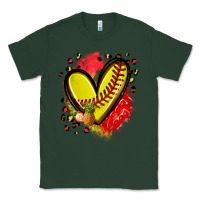 Sports Green fruits and softball heart Classic Tee - Zillion Design Studio