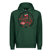 Sports Green girl's trip Premium Hoodie - MaliasSmallBusiness
