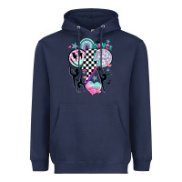 Navy retro dance Heavyweight Hoodie - JahusDesignShop