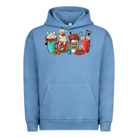 Pigment Pebble Blue dog mama golden retriever Urban Hoodie - MaliasSmallBusiness