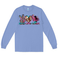 Colony Blue peace love cowgirl Long Sleeve Tee - Zillion Design Studio