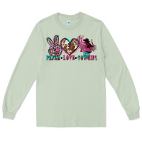 Matcha peace love cowgirl Long Sleeve Tee - Zillion Design Studio