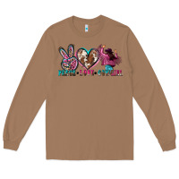 Toasted Coconut peace love cowgirl Long Sleeve Tee - Zillion Design Studio