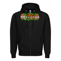 Black Mexicana Zipper Hoodie - texasbilliewilder
