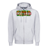 Heather Grey Mexicana Zipper Hoodie - texasbilliewilder