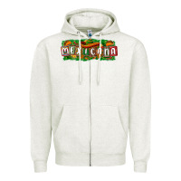 Oatmeal Heather Mexicana Zipper Hoodie - texasbilliewilder