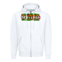 White Mexicana Zipper Hoodie - texasbilliewilder