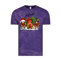 Cloud Purple Christmas choir gnomes Vintage Tee - BarkalooDesign