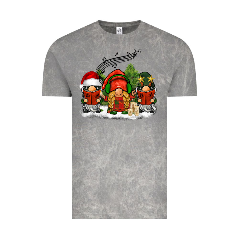 Christmas Choir Gnomes Vintage Tee by BarkalooDesign | Teevron