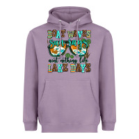Lavender boat waves sun rays aint nothing like lake days Heavyweight Hoodie - AdoDesignShop