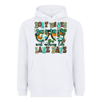 White boat waves sun rays aint nothing like lake days Heavyweight Hoodie - AdoDesignShop