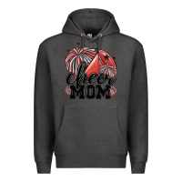 Charcoal Heather cheer mom Premium Hoodie - MaliasSmallBusiness