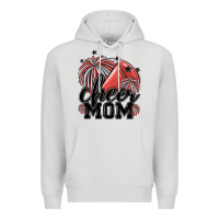 Dove Grey cheer mom Premium Hoodie - MaliasSmallBusiness