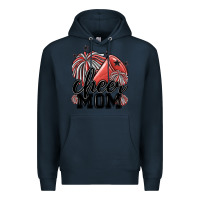 Navy cheer mom Premium Hoodie - MaliasSmallBusiness