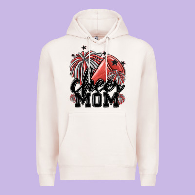 Cheer Mom Premium Hoodie Designed By Maliassmallbusiness