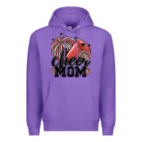 Purple cheer mom Premium Hoodie - MaliasSmallBusiness