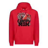 Red cheer mom Premium Hoodie - MaliasSmallBusiness