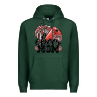 Sports Green cheer mom Premium Hoodie - MaliasSmallBusiness
