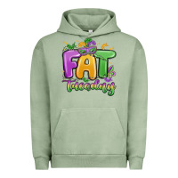 Pigment Oil Green fat tuesday Urban Hoodie - MaliasSmallBusiness