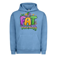 Pigment Pebble Blue fat tuesday Urban Hoodie - MaliasSmallBusiness