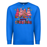True Royal pink christmas trees Premium Sweatshirt - AdoDesignShop