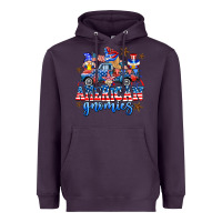 Plum American truck gnomes Heavyweight Hoodie - AdoDesignShop