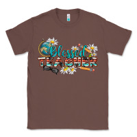 Chestnut blessed teacher Classic Tee - texasbilliewilder