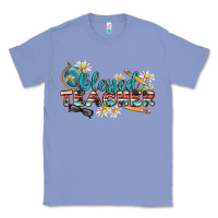 Colony Blue blessed teacher Classic Tee - texasbilliewilder