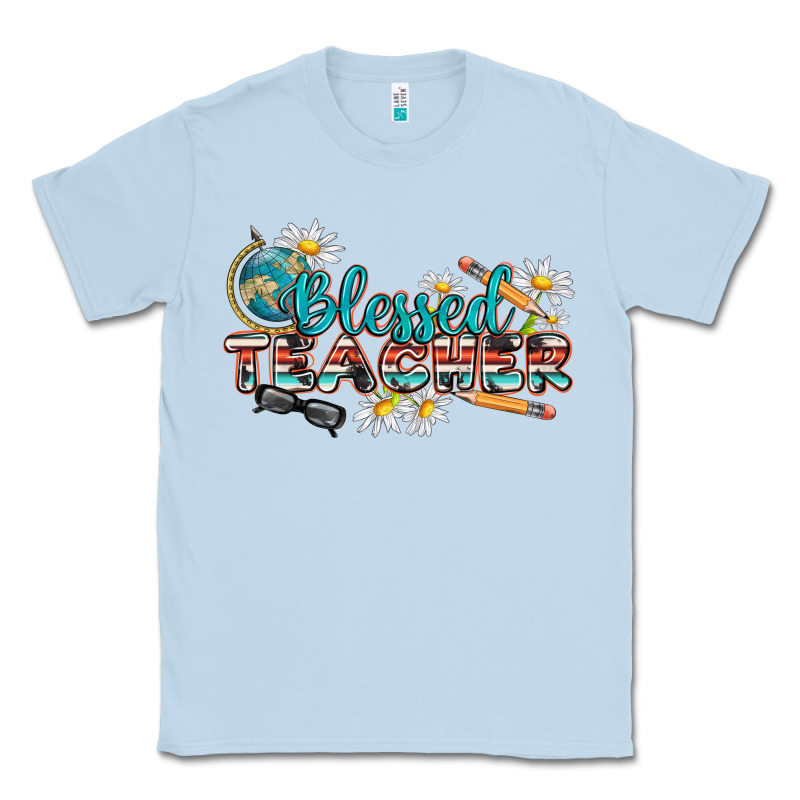 Blessed Teacher Classic Tee by texasbilliewilder | Teevron