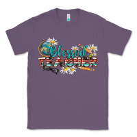 Lavender blessed teacher Classic Tee - texasbilliewilder