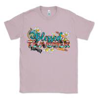 Lilac blessed teacher Classic Tee - texasbilliewilder