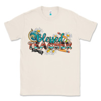 Natural blessed teacher Classic Tee - texasbilliewilder