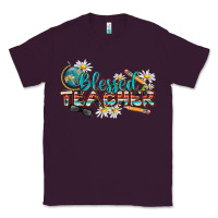Plum blessed teacher Classic Tee - texasbilliewilder