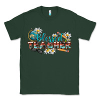 Sports Green blessed teacher Classic Tee - texasbilliewilder