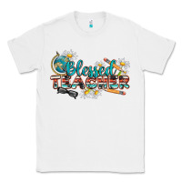 White blessed teacher Classic Tee - texasbilliewilder